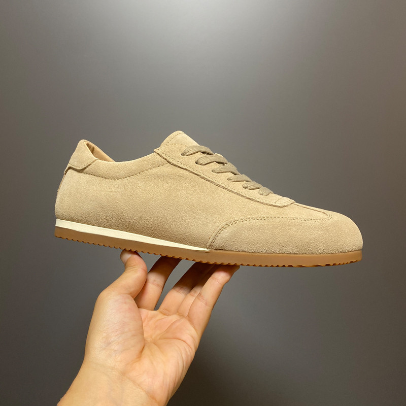 Sapatos masculinos All-Match sapatos da moda tênis de outono masculino couro genuíno estilo japonês sapatos de treinamen
