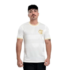 Camisa Flamengo Bege Listrada Coimbra 33920