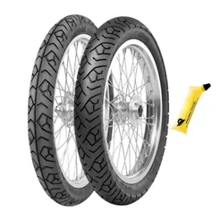Kit 2 Pneus Vipal St400 2.50-17 E 110/80-14 e Graxa Honda Biz 100 110 125 Pop 100 110 920034 920922