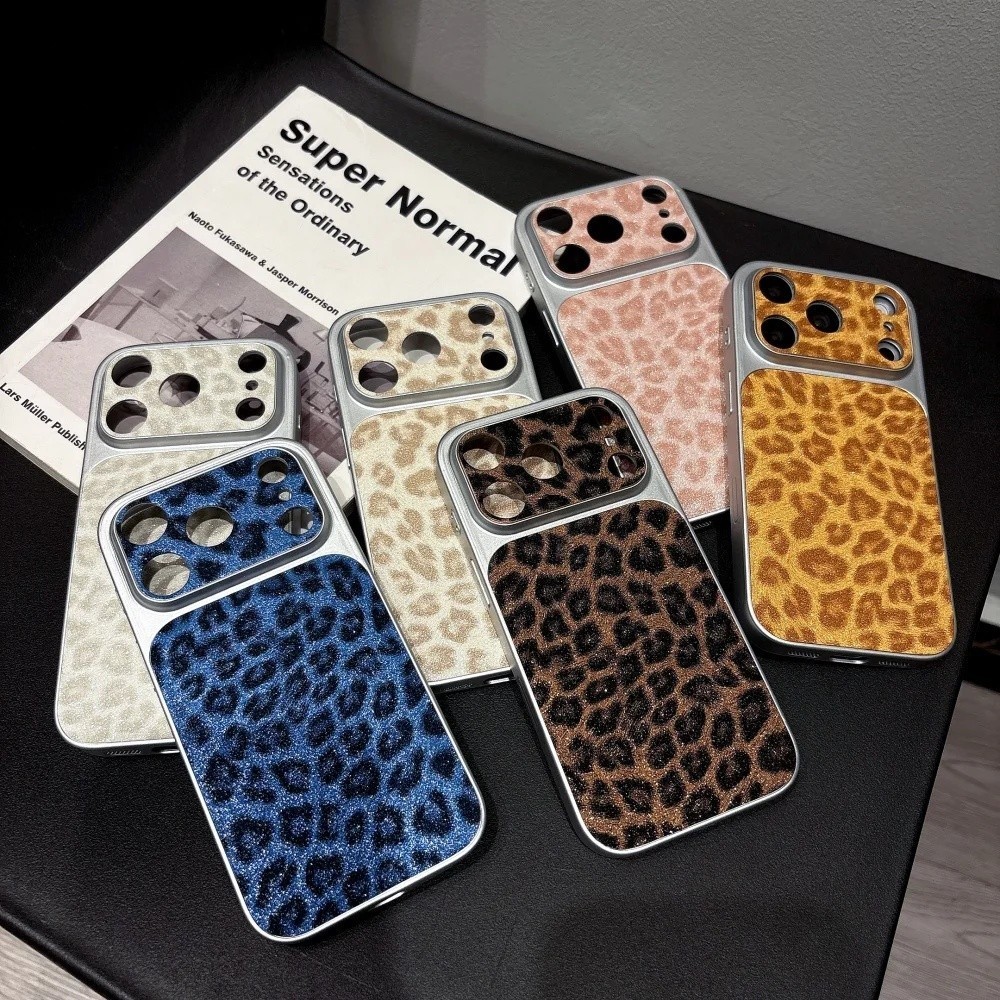 Novo Luxo Leopardo Impressão Caso Para Samsung A27 A57 A17 A07 A37 A36 A56 A55 A54 A53 A15 A14 A37 A35 A24 A25 5G Criati