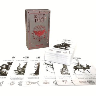 Cartas de tarô misteriosas mais vendidas, 78 peças, conjunto completo, lazer, entretenimento, adivinhação, família, amig