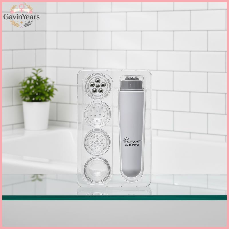 [GAVBR] Mini Caneta De Massagem Elétrica Portátil Massageador De 4 Cabeças Elétrico Olho Cuidados Faciais Instrumento Le