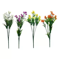 Buquê Verde com Flor Artificial Decoração Festa