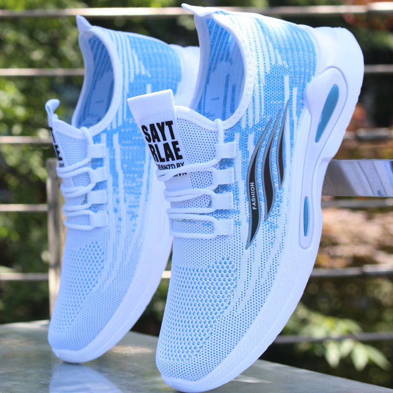 Sapatos de malha de verão respirável sapatos masculinos finos sapatos esportivos leves sapatos casuais desodorante Anti-