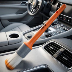 Pincel Detalhamento Cerdas Macias Kers Automotivo Painel