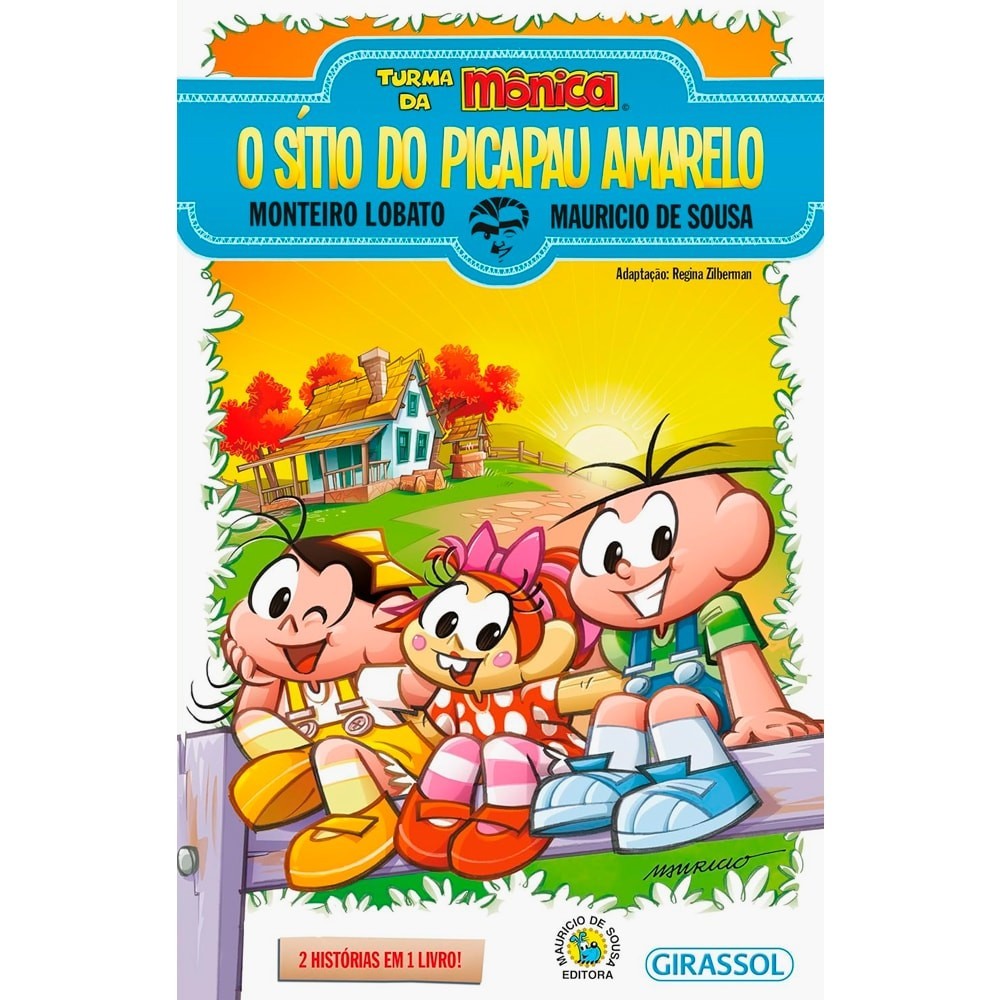 O Sítio do Pica-Pau Amarelo e Caçadas de Pedrinho | 2 Histórias em 1 Livro | Vira - Virou