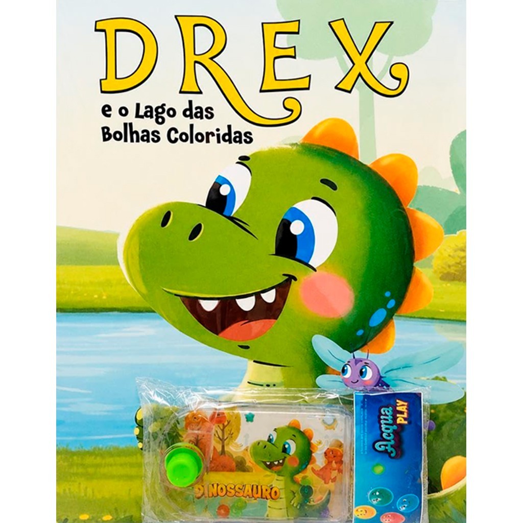 Acqua Play | Drex e o Lago das Bolhas Coloridas | Dinossauro