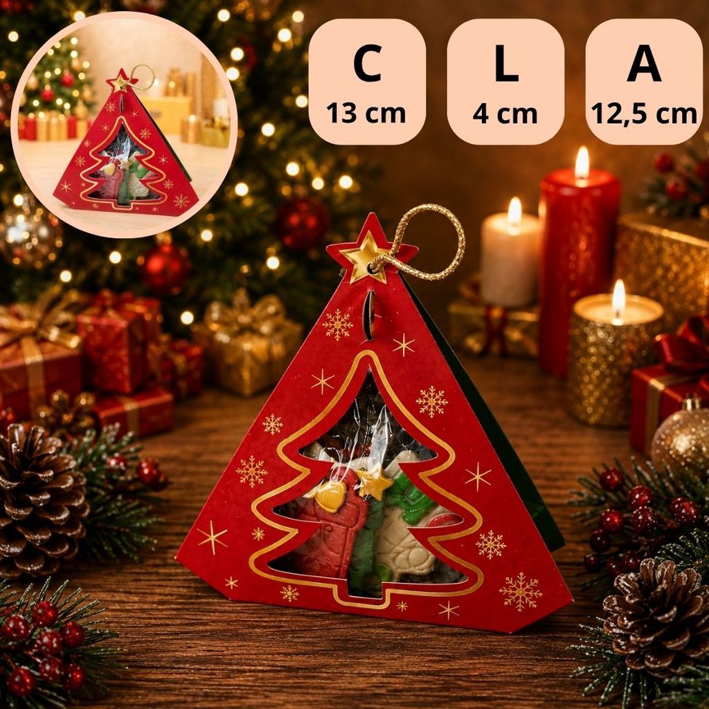 10 CAIXA ARVORE C/ ELASTICO PP NATAL 6184 ( NATAL IDEIA 2026 ) — imagem 2 de 2