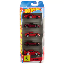 Conjunto de Carrinhos Hot Wheels - Ferrari - 1:64 - Mattel