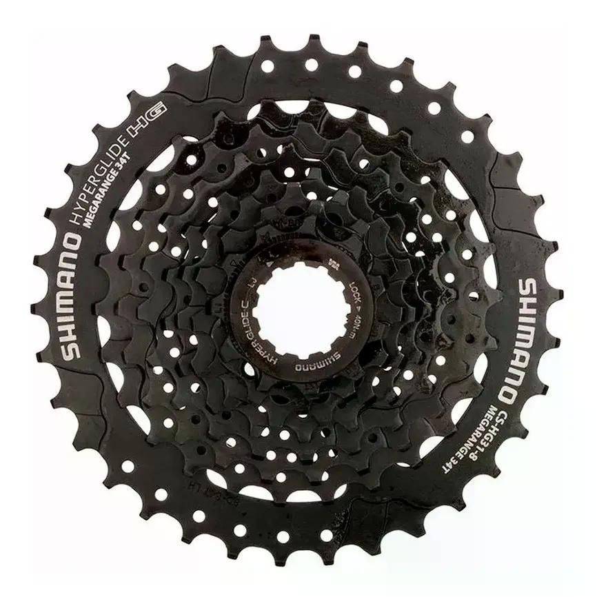 Cassete Shimano Altus CS-HG31-8 8 Velocidades 11-34D Megarange HyperGlide