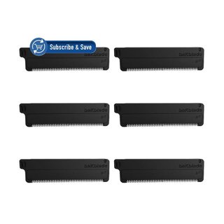 Pacote de Recargas Bakblade 2.0, Recargas para Aparelho de Barbear de Costas e Corpo, Lâminas de Barbear Descartáveis Ex