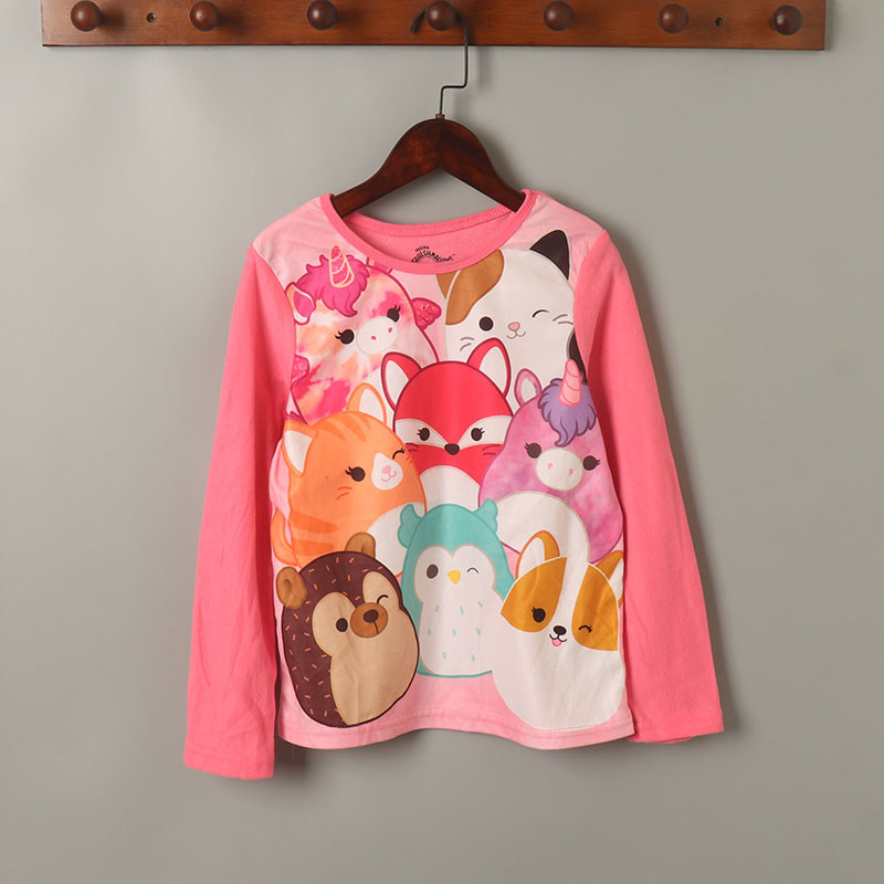 Comércio exterior primavera outono inverno médio grande crianças meninas camisola de lã quente camada Base 130-150cm