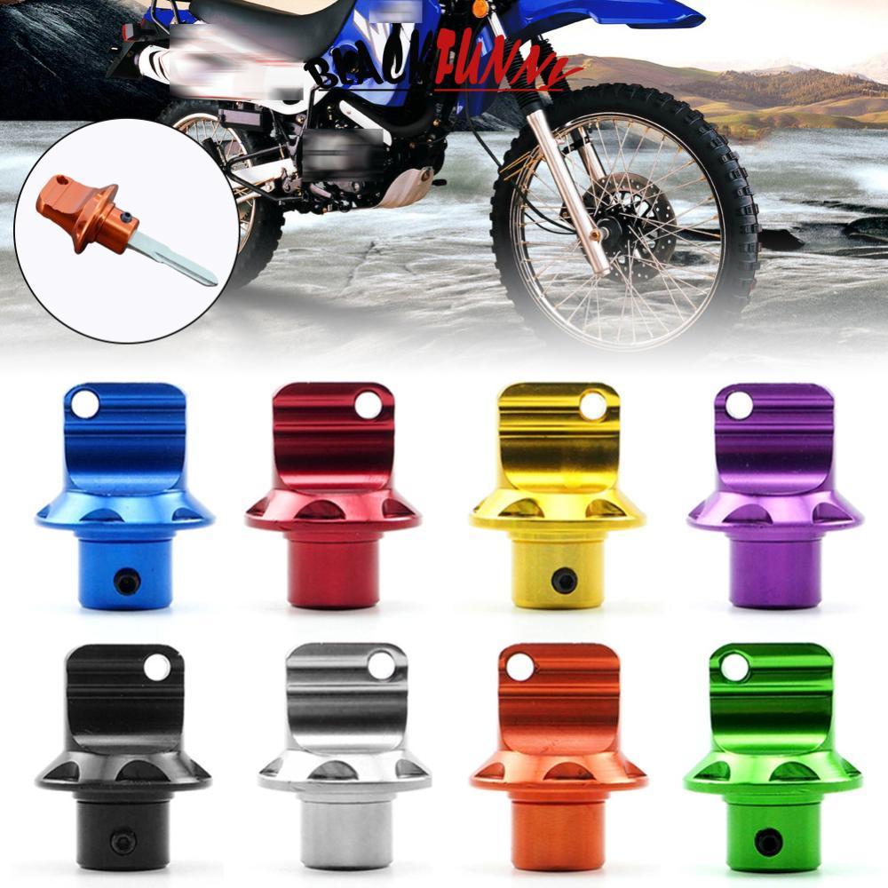BLACKFUNNY Capa Universal De Liga De Alumínio Para Chave De Motocicleta , Tampa Decorativa Cabeça De , Molduras De Motor