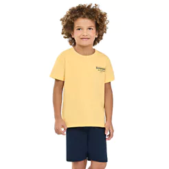 Conjunto Infantil Menino Summer Elian Amarelo