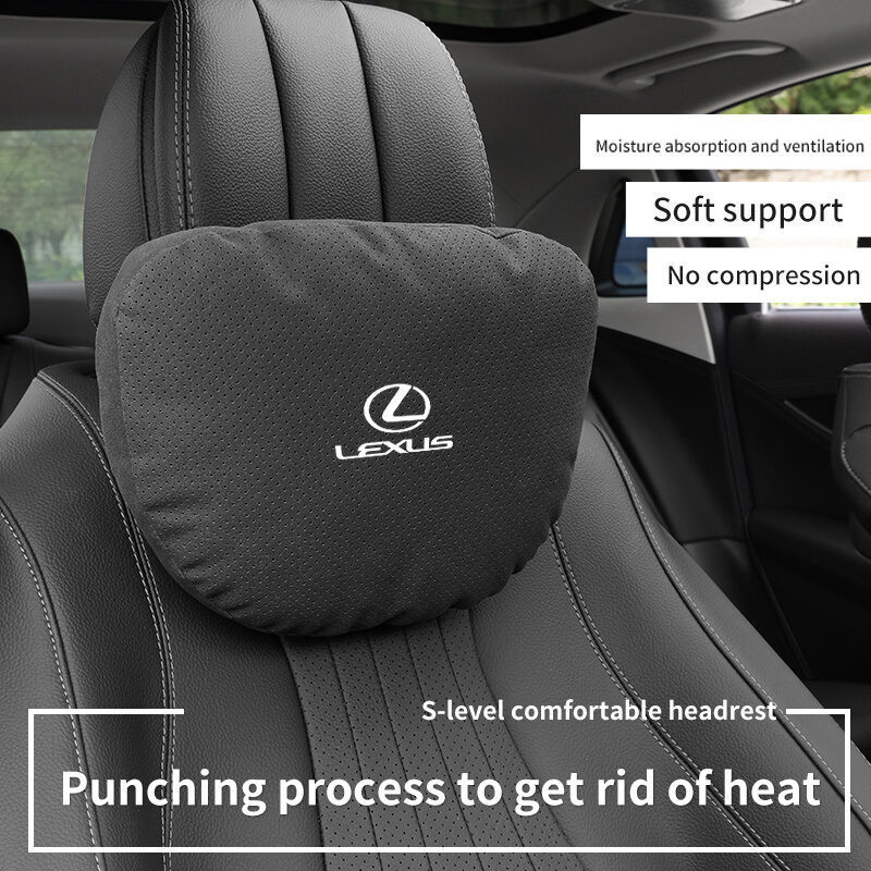 Apoio de Pescoço para Encosto de Cabeça de Carro de Alta Qualidade, Almofada Protetora Macia para Pescoço para LEXUS ES3