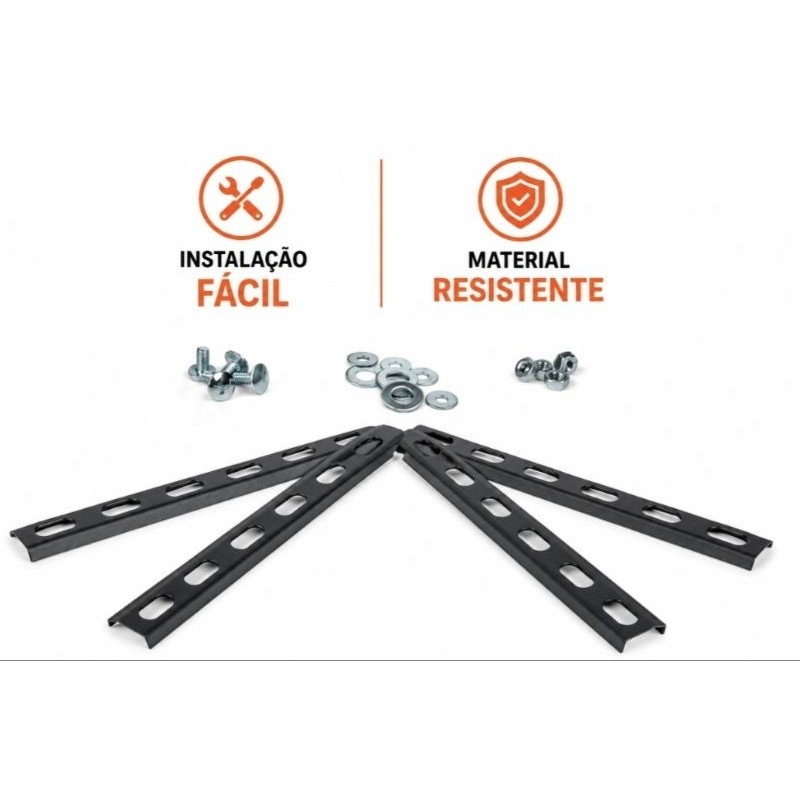 Suporte Tv Parede Braço Longo de 65cm Tri Articulado Com Inclinação Até 65" — imagem 2 de 2