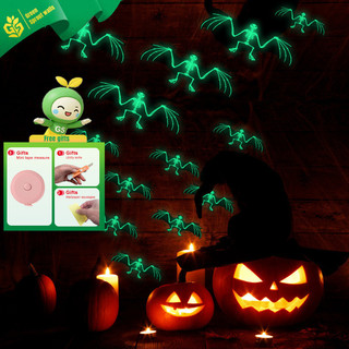 Halloween 13 morcegos adesivos de parede luminosos fantasma Festival festa casa comercial à prova dwaterproof água PVC a