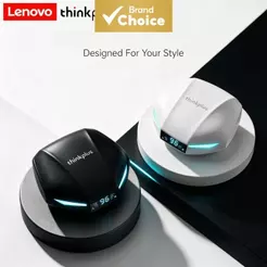 Lenovo XT53 Fones De Ouvido Sem Fio Bluetooth Para Jogos TWS Modo De Jogo De Baixa Latência HiFi Graves Profundos Displa