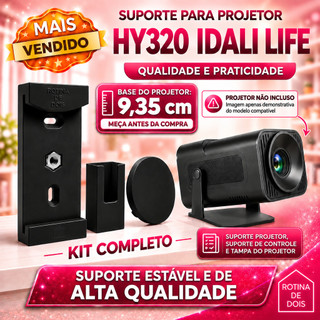 Suporte Projetor DataShow HY320 Mini de Teto Parede e Tripe