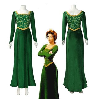 Mercadoria Feminina Popular : Saia Longa , Fantasia De cosplay De Princesa monster Slake Fiona .