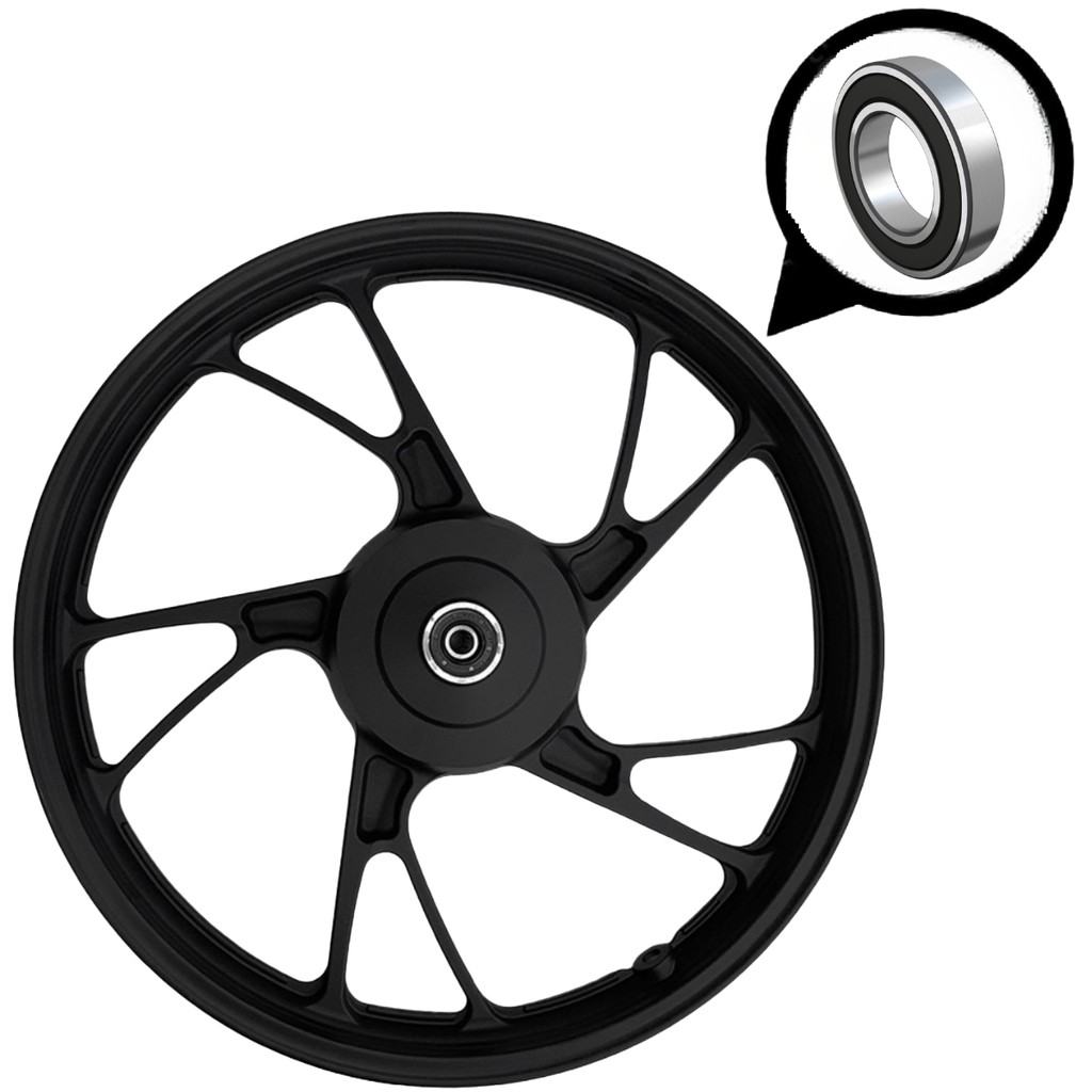 RODA DIANTEIRA ESPORTIVA HONDA CG TITAN 150 2004 2013 KS START 150 160 2015 2016 PE DE GALINHA PRETO FREIO TAMBOR