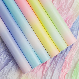 Cor grossa gradiente perolado Sydney papel buquê de flores forro de papel Material Floral pacote flor papel loja de flor
