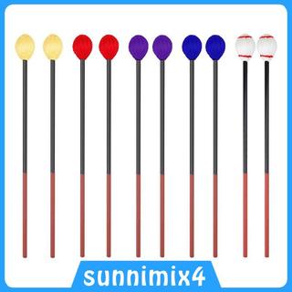 [Sunnimix4] Marimba De Fibra De Carbono Sticks Batedor De Percussão Glockensplel Mallet Para Iniciantes