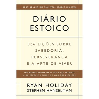 Diário Estoico autor Holiday, Ryan