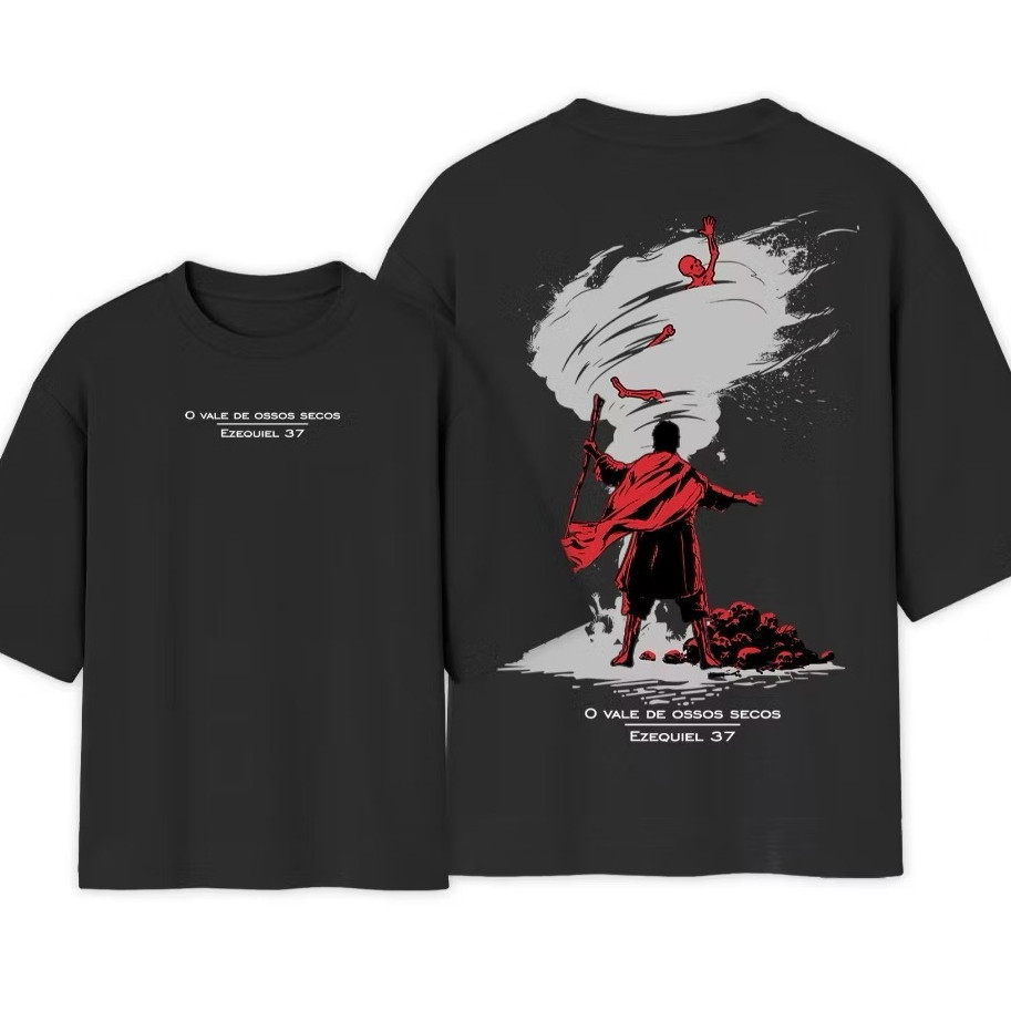 [Camiseta Premium em Algodão Puro]VOR Camiseta Jesus Oversized Streetwear Masculina Feminina Blusa Over Camisa Estilosa