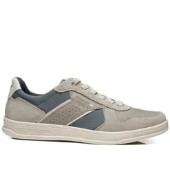 Tênis Casual Pegada Masculino em Couro Latte 113601-03