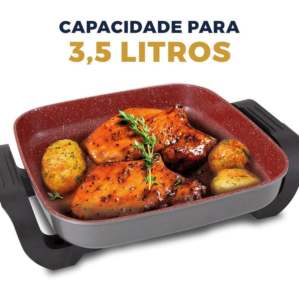 Panela Elétrica Britânia Multifunções 3,5L Redstone BPE06 · foto 2