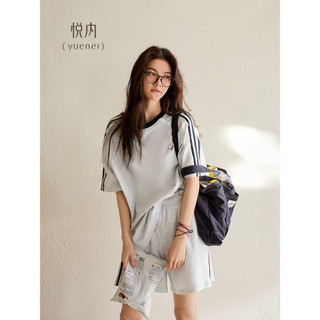 Yue pijamas internos femininos verão verão puro algodão Shorts de manga curta Loungewear esportes casuais podem usar for