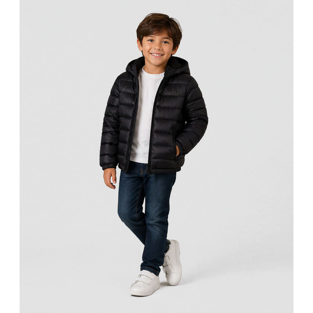 Jaqueta Infantil Menino Peluciado Sea Surf Preto