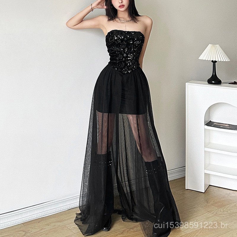 2023 Cross-Border estilo europeu americano outono inverno novo estilo roupas femininas cor sólida magro-ajuste cintura a