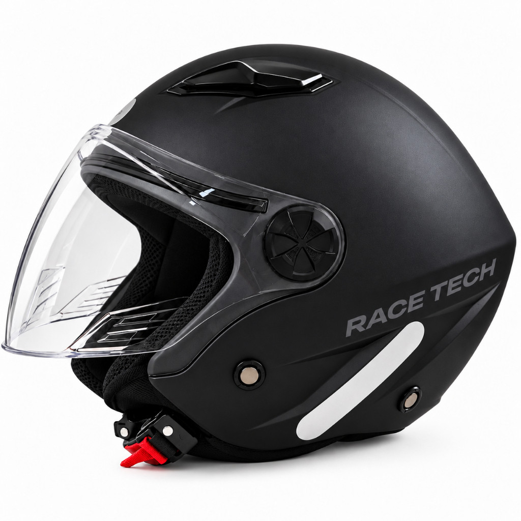 Capacete Moto Aberto Race Tech Play Urbano Original Ventilado Novo Lançamento · foto 2