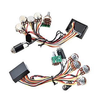 Linha de ajuste de tom de captador ativo de baixo de guitarra elétrica rota de amplificador frontal de baixo elétrico de