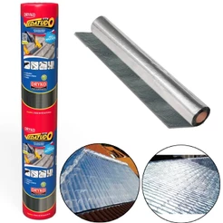 Fita manta asfáltica auto adesiva aluminizada multiuso 90 cm x 10 m Vedatudo - Dryko