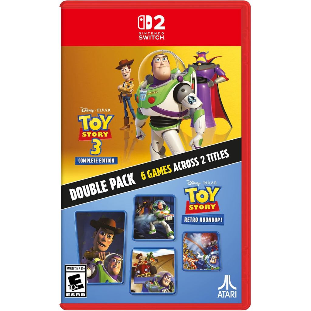 Toy Story Retro Roundup! + Toy Story 3 Complete Edition Double Pack Switch 2 Midia Fisica