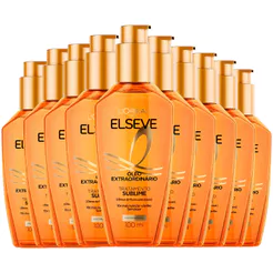 Kit Óleo Capilar Elseve Extraordinário 100ml - 10 Unidades