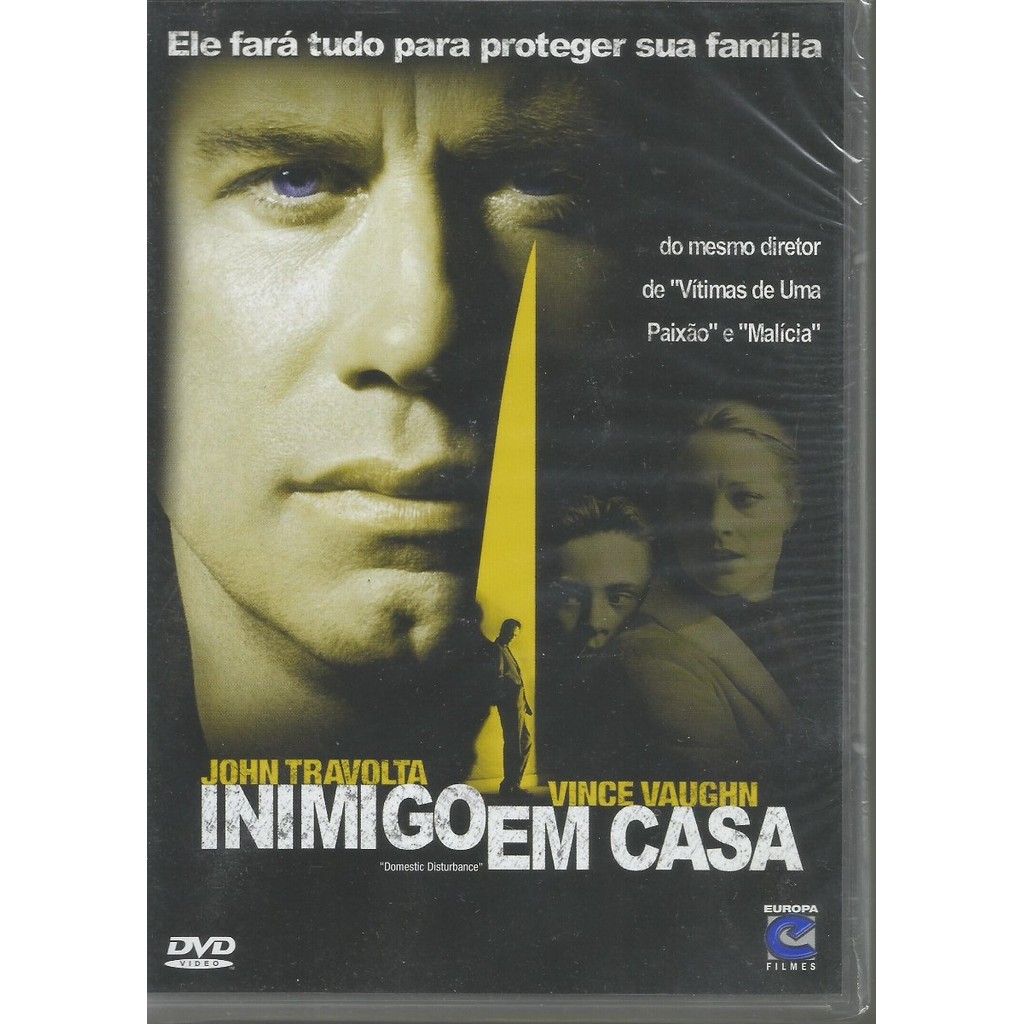 Dvd - Inimigo Em Casa - John Travolta - Lacrado