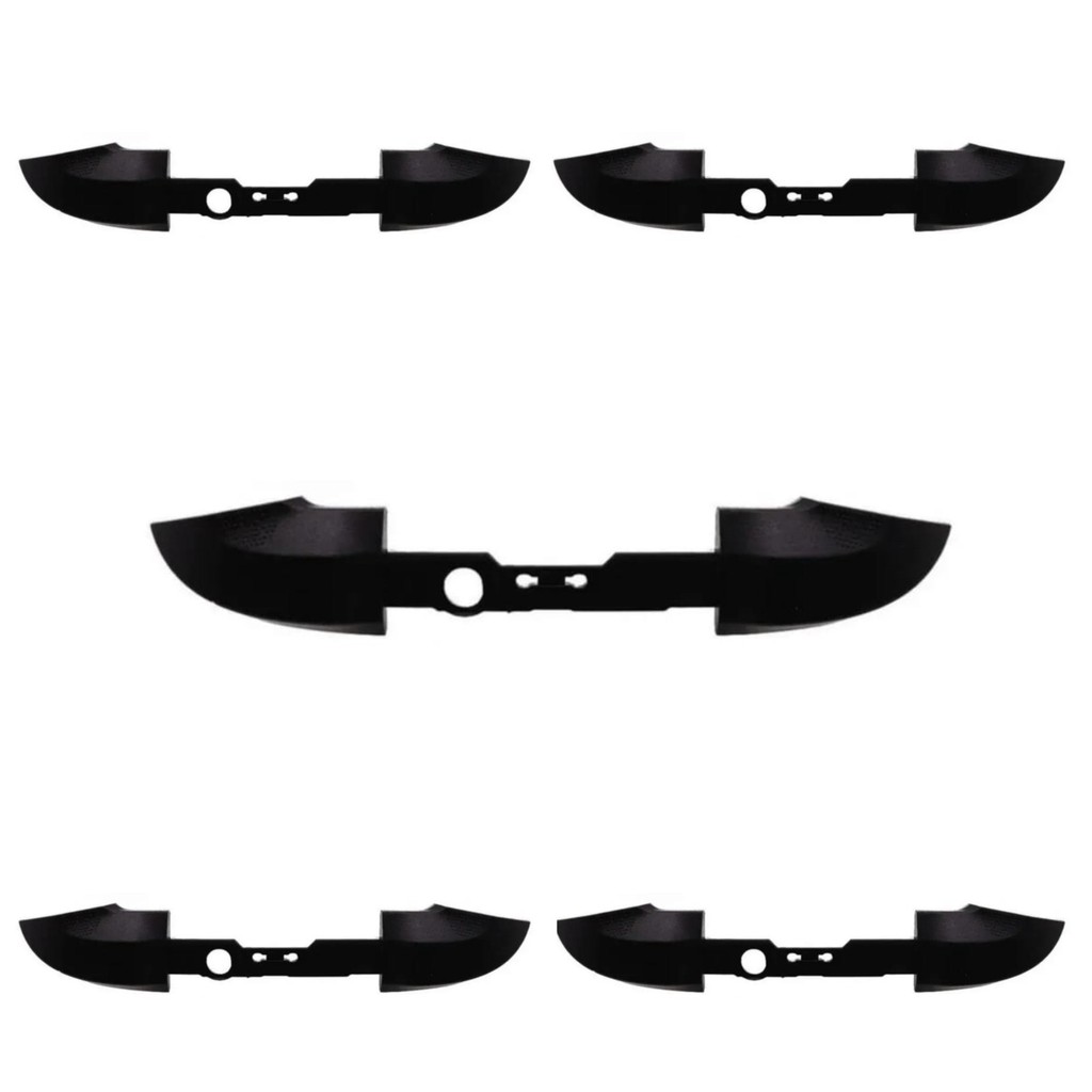 kit 5 Botão Gatilho Preto Reparo LB RB Controle Para Xbox Serie S X
