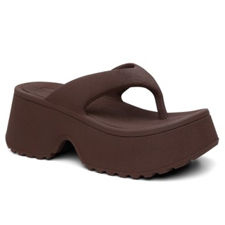 Sandália Papete Tamanco feminino  Anabela Salto Alto Plataforma de Dedo - Lançamento Oferta em Oferta na Shopee