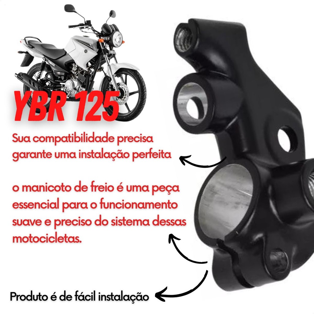 Manicoto De Freio Lado Direito Yamaha Ybr 125 Factor 125 150 — imagem 2 de 2