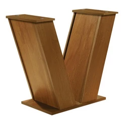 Pé de Mesa MDF Formato V Para Tampos 120 a 160cm – Base Firme Cozinha Sala Jantar