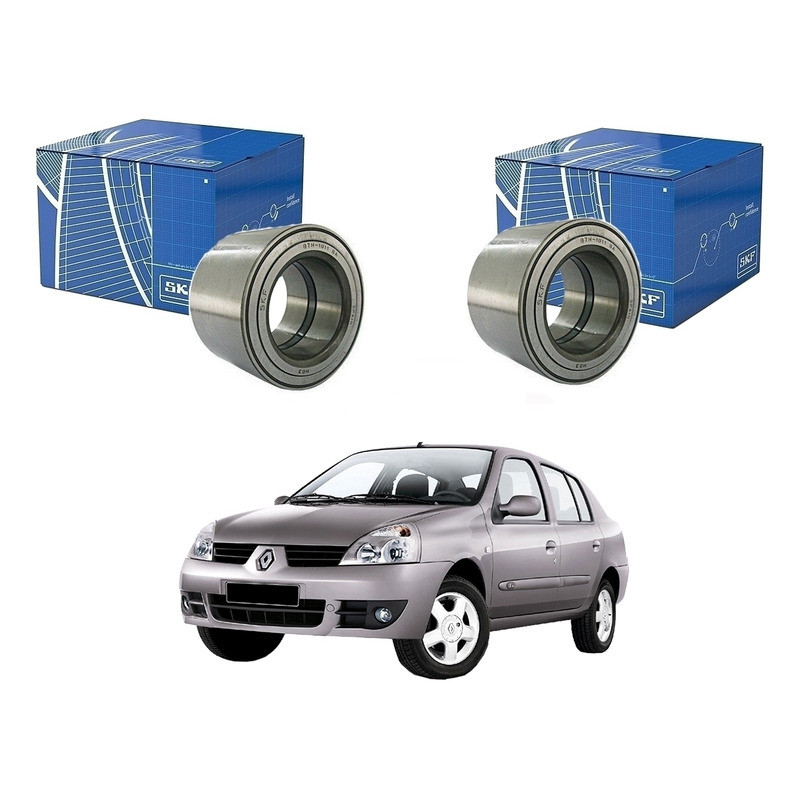Par Rolamento Roda Dianteiro Skf Clio Sedan 1.6 2003 A 2007