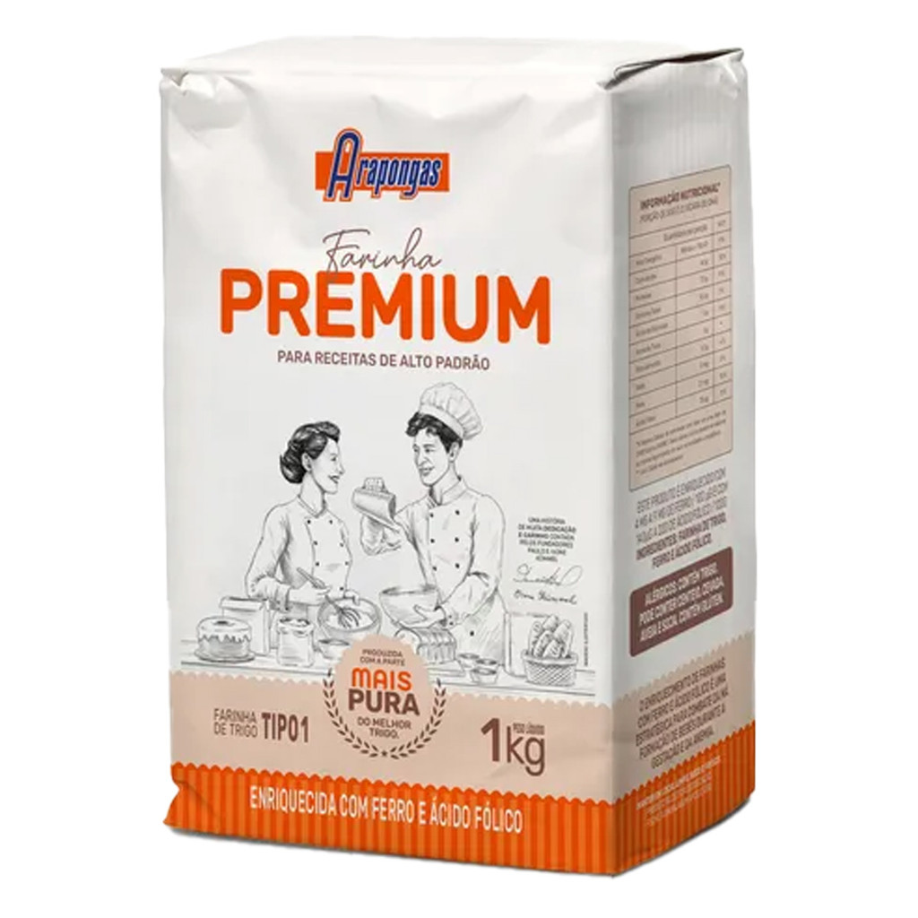 Farinha de Trigo Premium Arapongas 1kg