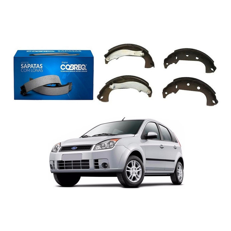 Sapata De Freio Cobreq Fiesta 1.0 1.6 2007 A 2010