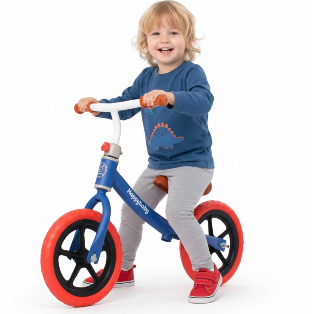 Bicicleta Infantil De Equilíbrio Sem Pedal Aro 10 Azul Castela