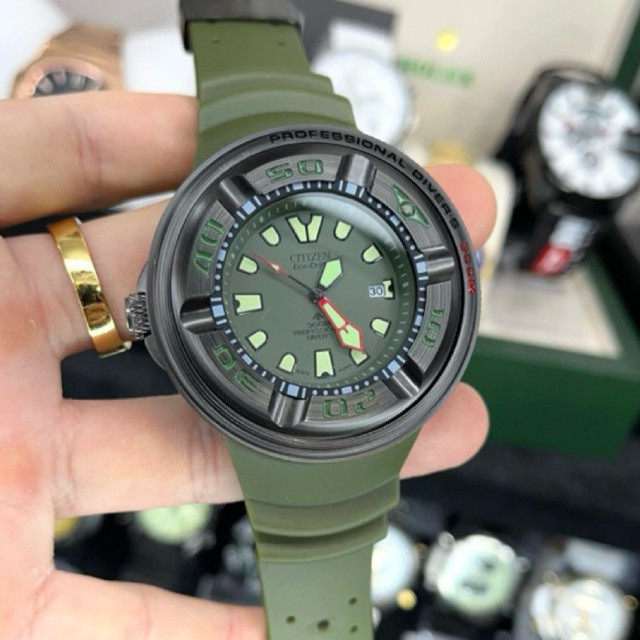 RELÓGIO MASCULINO NEW AQUALAND ECODRIVE ECO-ZILLA PREMIUM AAA+ 48MM | RESISTENTE À ÁGUA 10 ATM | + CAIXA