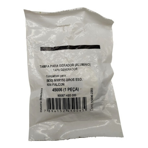 Parafuso Tampa Gerador Bros 150 Esd Nx400 Falcon M30 30mm